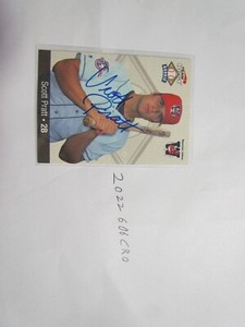 1999 Team Best Scott Pratt signed Baseball Card 