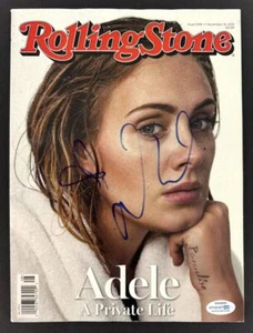 Adele Adkins Signed Autograph Rolling Stone Magazine - 19 21 25 30 w/ JSA COA - Picture 1 of 3