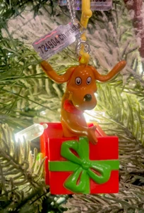 2025 Reno Max el Perro Regalo Regalo Cómo el Grinch Robó Adorno de Navidad - Imagen 1 de 1