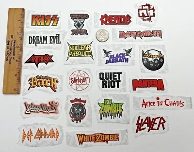 Vinyl Sticker Your Favorite Rock Band - window, laptop, water bottle (b2) - Image 1 of 4