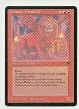 Crimson Manticore Legends **SP/PLD** Red Rare MAGIC CARD