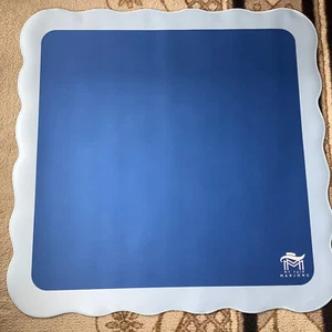 NEW Rubber Mah Jongg Table Mat Blue - Picture 1 of 3