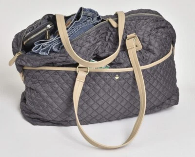 Cleo Quilted Overnighter Bag - Image 1 of 4