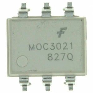 1 pc, MOC3011M Random Phase Optoisolator, Triac, SCR driver. 6-pin SMD 8C3-d - Picture 1 of 3