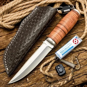 8" Puukko Messer Sonderanfertigung handgeschmiedeter Werkzeugstahl, Tactical, Survival, 0-222 - Bild 1 von 9