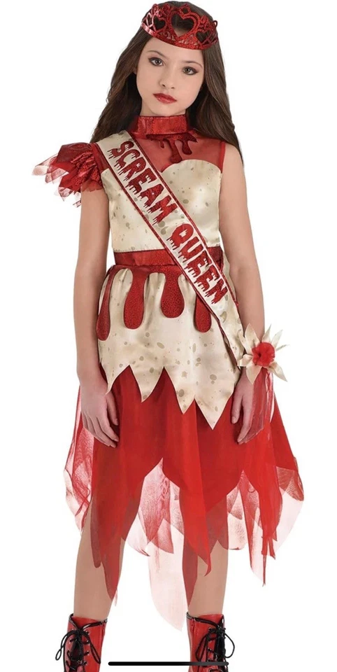 Scream Queen Prom Queen Suit Yourself Dress Up Halloween Child XL 14-16 Costume - Image 1 of 3