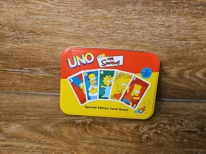 VTG The Simpsons 2001 UNO Card Game Special Edition in Deluxe Collector Tin Read - Picture 1 of 6