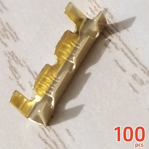 100PCS 0.5-1.5mm² Car Brass Copper Crimp Electrical Connector Wire Terminal Kit - Picture 1 of 2