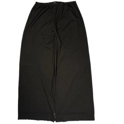 Pantalón BRYN WALKER Mujer Talla XL Negro Bambú Algodón Orgánico Pierna Ancha Foto 1 de 4