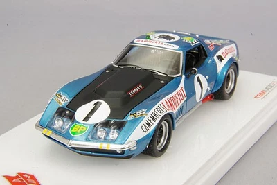 Truescale TSM154321 1/43 Chevrolet Corvette 24H Le Mans 1971 #1 Ecurie Leopard - Immagine 1 di 4