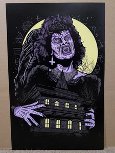 Night of the Demons Angela 11 x 17 Horror Reproduction Poster 1980s Grindhouse - Picture 1 of 1