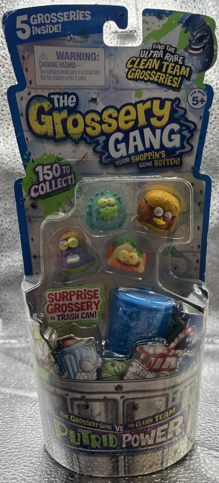 Grossery Gang VS The Clean Team Putrid Power 5-pack X 2 Fungus Fridge Yuck