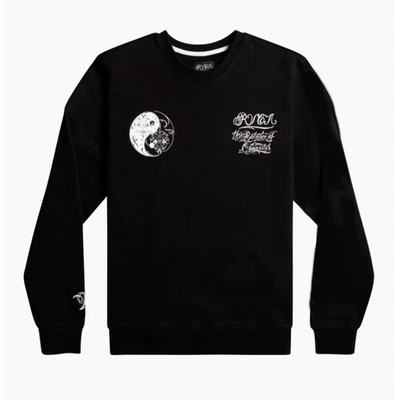 MISTER CARTOON  RVCA BLACK SWAETSHIRT  - Image 1 of 2