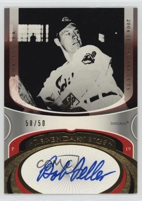 2004 SP Legendary Cuts Legendary Sigs /50 Bob Feller #LS-BF Auto HOF - Image 1 of 2