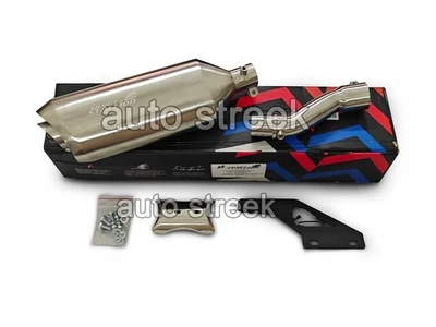 FOR TRIUMPH SCRAMBLER 400X "Blaze Plus Exhaust Silencer Matt Finish" - Image 1 of 4