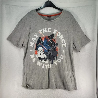 Star Wars T-Shirt Size XL X-Large Dark Grey Graphic print Short Sleeve Chewbacca - Image 1 of 4