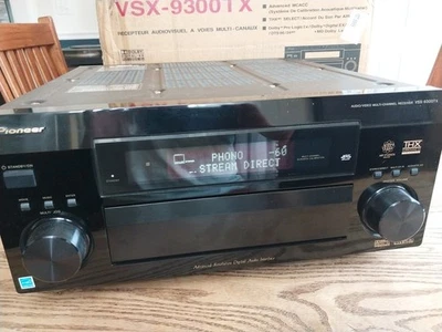 Pioneer Vsx-9300tx Multi Channel Receiver Mcacc Dolby Thx Original Box No Remote - Image 1 of 4