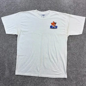 Vintage Bob The Fish Shirt Mens XL White The Fish With Attitude Fishing - Picture 1 of 5