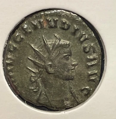 Roman Empire Claudius II Gothicus Antoninianus Copper 268-270 XF 2.7g 20mm B2030 - Image 1 of 4