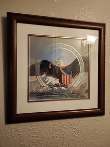 "Symbol Of A Nation" Mario F Fernandez Ltd Ed 192 Out Of 2500 Prof. Frame SIGNED - Bild 1 von 6