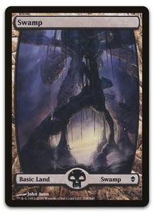 Swamp (238) - Full Art #238 (LP) Zendikar ZEN Magic MTG - Picture 1 of 2