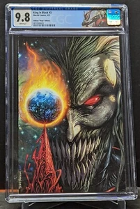 King In Black #3 Kirkham variante virgen CGC 9.8 NM+ SWEET CUSTOM KNULL LABEL - Imagen 1 de 10