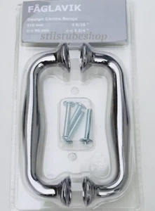 IKEA Faglavik Möbelgriffe Griff Griffe 116 mm Verchromt Silber Chrom 602.261.57 - Bild 1 von 1