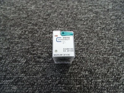 Metz Connect / BTR Relais MC274, 4 Wechsler, 24 V DC
