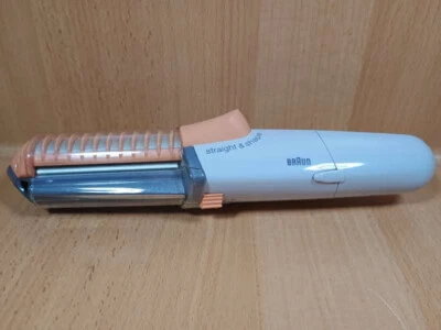 BRAUN Portable Cordless Hair Straight & Shape Gas - Model  BS1 3588 - Cracked - Image 1 of 4