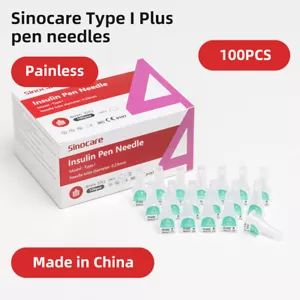 Sinocare Insulin Pen Agujas 32G 4MM Caja de 100 - Imagen 1 de 5