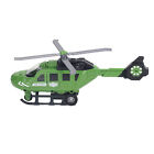 Diecast Helicopter Model Simulated Diecast Alloy Inertia Plane Airplane Mode.