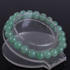 8mm Fashion round gemstone beads stretchable bracelet 7"