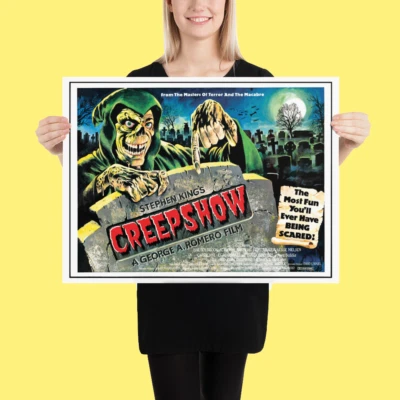 CREEPSHOW - 24" X 18" ART PRINT UK QUAD Poster 80's HORROR Classics - Image 1 of 2