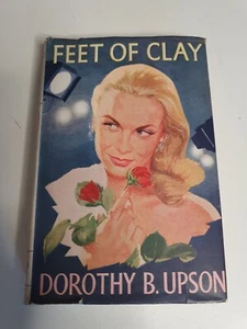 FEET OF CLAY by DOROTHY B UPSON - 1956 UK Hard Back Book with DUST COVER - Foto 1 di 4
