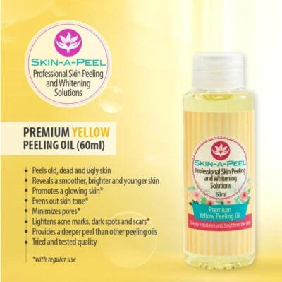 Skin-A-Peel Premium Yellow Peeling Oil Lightening + Exfoliating ( ITEM IN USA ) - Image 1 of 4