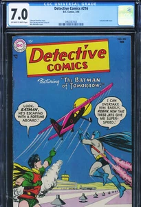 DETECTIVE COMICS #216 - CGC-7.0, OW-W - Batman - Golden Age - Foto 1 di 3