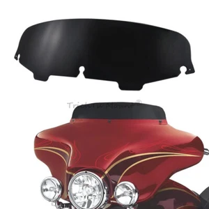 5" Black Windscreen For Harley Touring Electra Street Tri Glide Ultra Classic - Foto 1 di 17