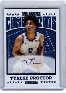 2023 Onyx Competitors AUTO Blue Ink /50 TYRESE PROCTOR Duke Blue Devils - Picture 1 of 2