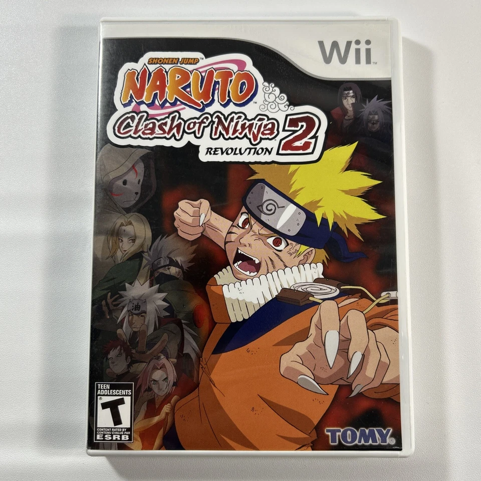 Naruto: Clash of Ninja Revolution 2 Nintendo Wii, 2008 Complete CIB Tested - Image 1 of 4