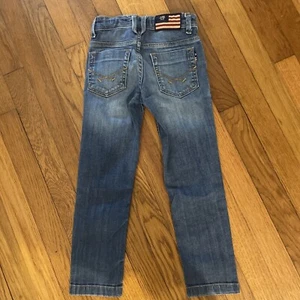 US Polo Assn Jeans Boys Size 12 Tapered Blue Denim Logo  - Picture 1 of 6