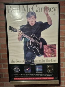 Paul McCartney Vintage 1989 Promo Poster "Flowers In The Dirt" Capital MPL USA - Picture 1 of 6