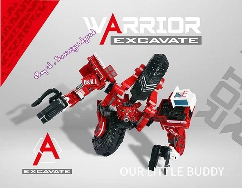 BMB MT08 Constructicons SS Enlarged Alloy 20cm 9in Red Action Figure NoBox Cover