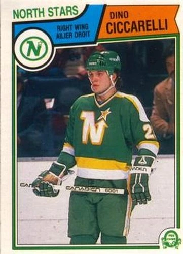 #170 Dino Ciccarelli - Minnesota North Stars - 1983-84 O-Pee-Chee Hockey - Image 1 of 1