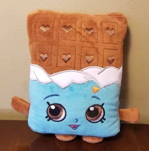 7" SHOPKINS CHARACTER PLUSH CHEEKY CHOCOLATE BLUE/BROWN VG+ COND - Picture 1 of 4