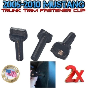 2x Mustang Trunk Trim Fastener Clip For FORD 2005-2010 Panel Boot Screw Bolt - Picture 1 of 4