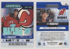 2019 Credentials Debut Ticket Access /499 Jesper Boqvist Tier 3 #130 Rookie RC