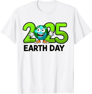 Earth Day 2025 Funny Earth Day Birthday Kids Boys Girls T-Shirt - Picture 1 of 5
