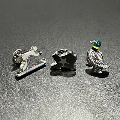 3 Pieces Lapel Pin Set Fancy Men Suit Brooches - Image 1 of 4