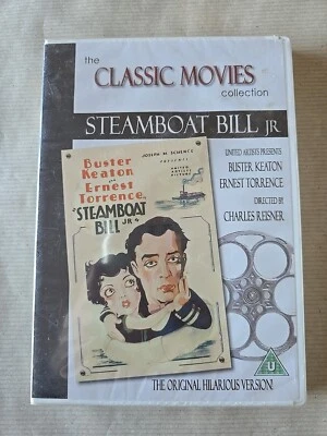 The Classic Movies Collection - Steamboat Bill Jr DVD. New And Sealed Free P&P  - Image 1 of 2