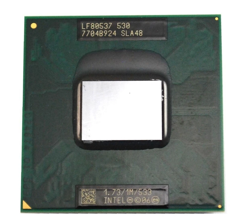Intel Celeron M 530 CPU 1.73 GHz / 1M / 533 Mhz Single Core Processor SLA48 - Image 1 of 3